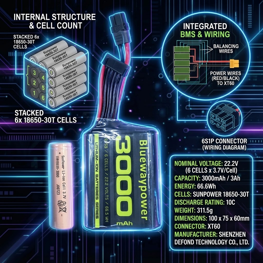 18650 6s1p li ion pack