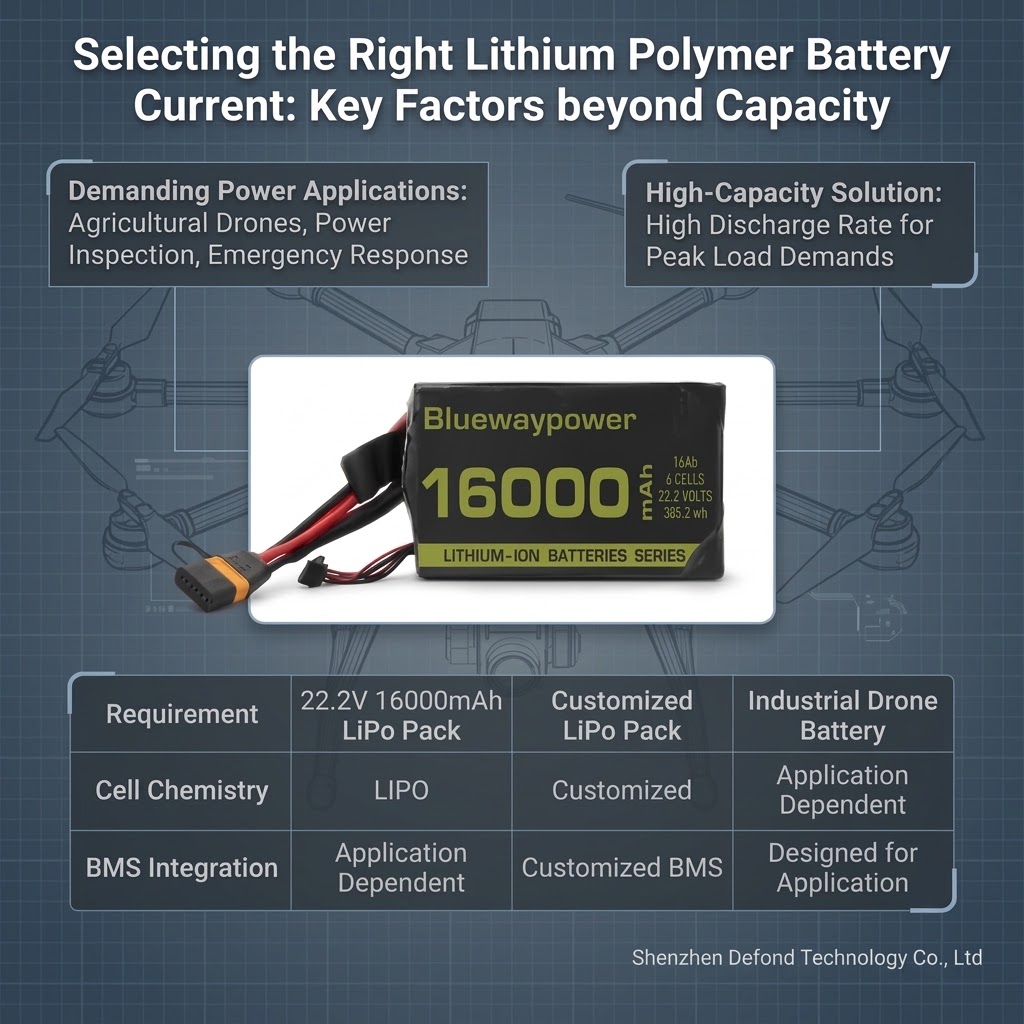 16000mAh LiPo battery